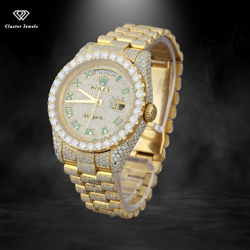 Luxuries Moissanite Diamond Iced Out Hip Hop Watch