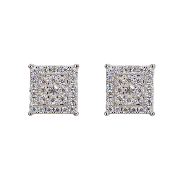 Square chandelier VVS Moissanite Daimond Earrings